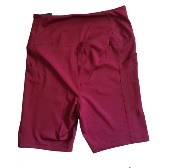 NWT AEROPOSTALE FUSCHIA PINK LOGO BIKER SHORTS - Picture 2 of 5